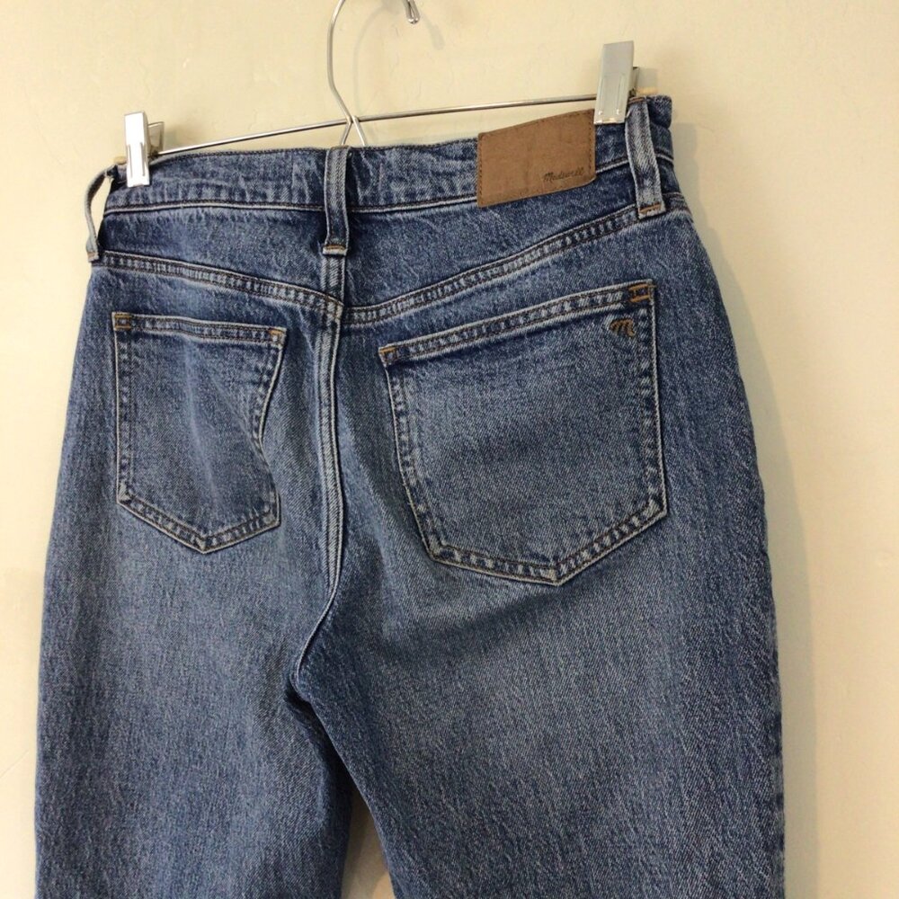 3/$10๐ Madewell The Perfect Vintage Jean Blue Jeans Frayed Ends Petite - Picture 12 of 14